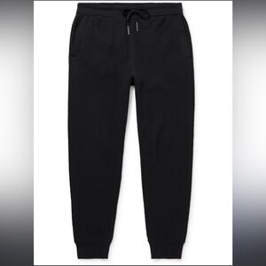 Theory Essential Joggers Men's Size M Black Lounge Pants Knit Sweat Pants $225